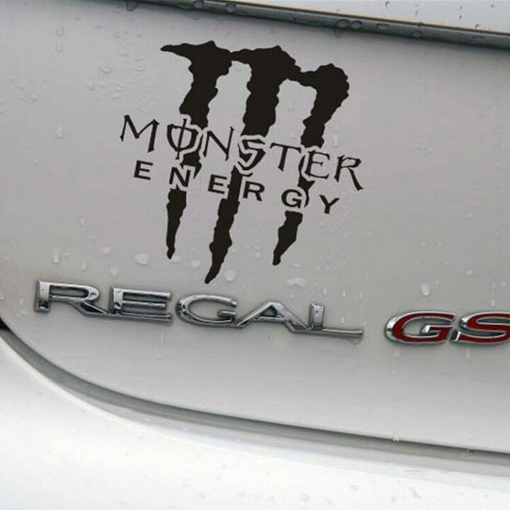 楽天市場 送料無料 Monster Energy Sticker モンスターエナジー 自動車 バイク用ステッカー カーステッカー 14 14cm 黒 白 黄緑 濃淡緑 G163 Decoste