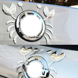 楽天市場 車 ステッカー エンブレム カニの通販