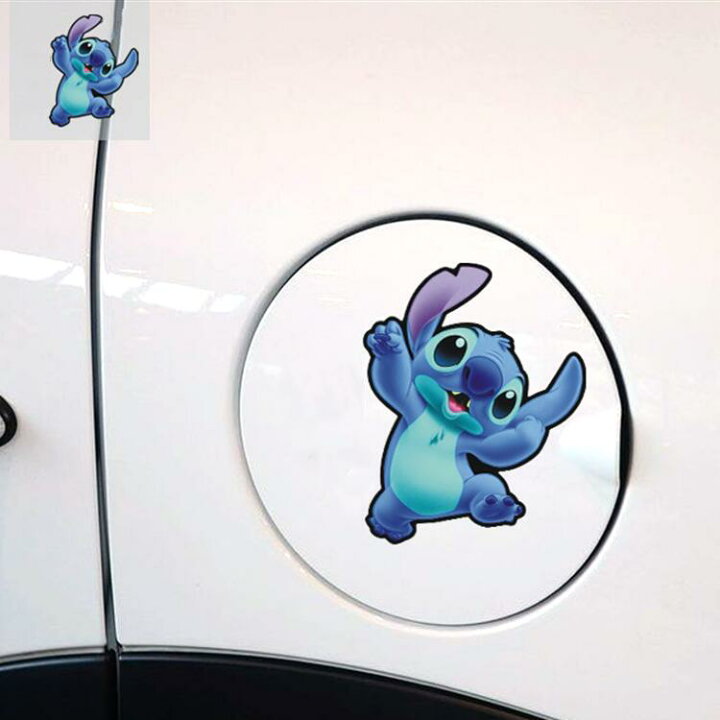 楽天市場 送料無料 Stitch スティッチ リロ 大好き 自動車 バイク用ステッカー カーステッカー 8 10 5cm G216 Decoste