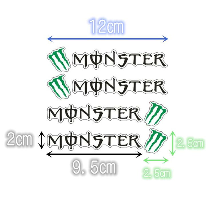 楽天市場 送料無料 Monster Energy Sticker モンスターエナジー ドアノブ 自動車 バイク用ステッカー カーステッカー 2 5 12cm 4枚 グリーン 黒文字 白文字 G173 Decoste 楽天市場 送料無料 Monster Energy Sticker モンスターエナジー ドアノブ 自動車 バイク用ステッカー カーステッカー 2 5 12cm 4枚 グリーン 黒文字 白文字 G173 Decoste