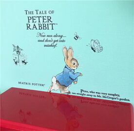 【送料無料】ピーターラビット Peter Rabbit 貼って剥がせる A5サイズ ウォールデコステッカー　ポスター PVC 壁紙 H210*W150mm EPR6