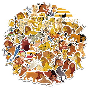 �y���������z�f�B�Y�j�[�X�e�b�J�[ ���C�I���L���O The Lion King �E�H���g�E�f�B�Y�j�[ �E�H�[���X�b�e�b�J�[ �ǎ��V�[�� wallsticker disney 3�`6cm*50���Z�b�g�@JL1