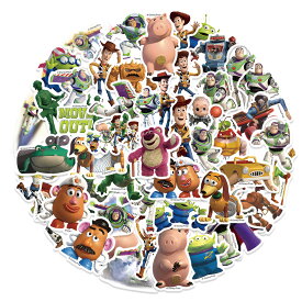 【送料無料】ディズニーステッカー Toy Story トイ・ストーリー ウォルト・ディズニー ピクサー ウォールスッテッカー 壁紙シール wallsticker disney 3～6cm*50枚セット　JTS2