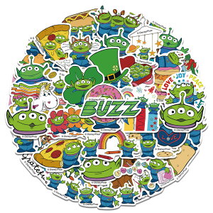 yzfBYj[XebJ[ Toy Story AliengCEXg[[ GCA EHgEfBYj[ sNT[ EH[XbebJ[ ǎV[ wallsticker disney 3`6cm*42Zbg@JTS3