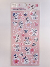 【送料無料】DISNEY ディズニー　シール　ミッキーミニー　さくらミッキー　入学　入園　卒業シーズン 紙 H200＊W90mm BCD59