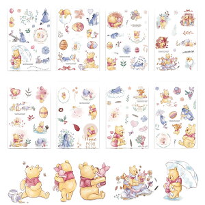yzfBYj[ ܂̃v[ EHgEfBYj[ EH[XbebJ[ ǎV[ wallsticker disney 11`16cm×8V[gZbg WTD079
