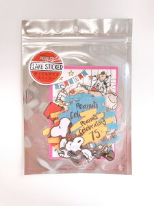 【送料無料】スヌーピー SNOOPY ピーナッツ PEANUTS スヌーピー celevration 貼って剥がせる BIGフレークステッカー H185*W130mm 13柄各1枚入り合計13枚入り PWD52