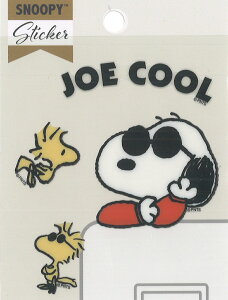 �y���������zSNOOPY �X�k�[�s�[ Snoopy �X�C�b�`�X�e�b�J�[ Joe Cool �W���[�E�N�[�� �ϔM�h�� ���ɋ��� �\���Ă͂����� PET�V�[�� H120×W95mm PKS371