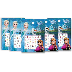 【送料無料】アナと雪の女王　Frozen　ネイルステッカー　Disney プリンセス　ウォルト・ディズニー ネイルシール　約11*8cm　全5種類からランダムで1種類　　G288