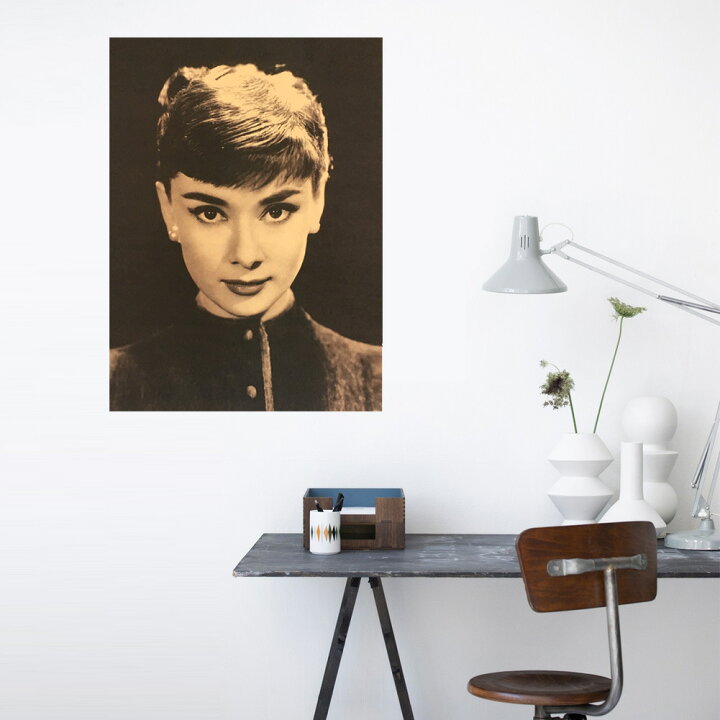 楽天市場 送料無料 オードリー ヘプバーン オードリーヘップバーン ローマの休日 ハリウッド ポスター 51 5 36cm G75 Decoste