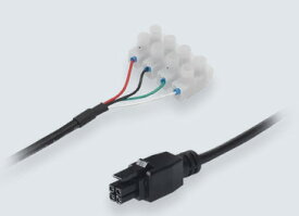 4線スクリューターミナル付電源ケーブル