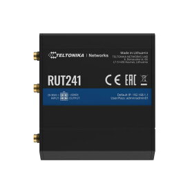 TELTONIKA RUT241 LTE/4G WiFi　CAT4 （最大 150 Mbps）セルラールーター 【LTE/4G WiFi CAT4 wireless cellular router RUT241】【日本正規代理店品・保証付】