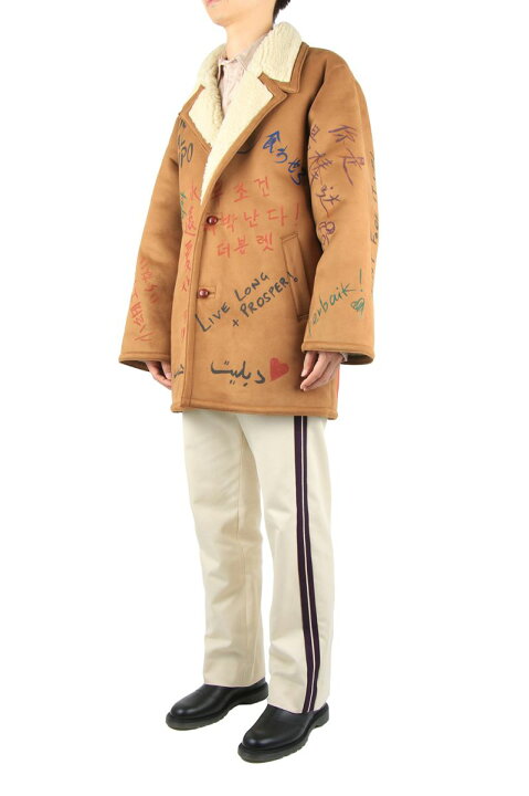 楽天市場】【50%OFF】MESSAGE HAND-PAINTED MOUTON COAT (20AW03BL105 