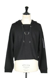 【50%OFF】Short Length P/O Rose hoodie -BLACK(LEC956) LEGENDA(レジェンダ)