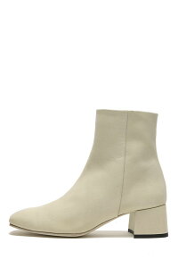 yP5{zSQUARE TOE SHORT BOOTS -ECRU(57) Maison Eureka(]GEJ)