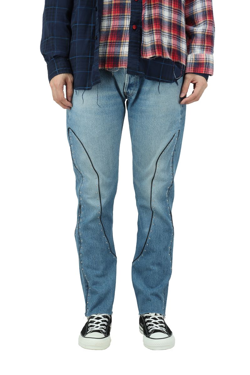 【正規取扱店 / 3,980円以上は送料無料】 【30%OFF】OLDPARK*MINEDENIM Rebuild Western Jeans / USD - 32inch (MND-21AWOP004) Minedenim(マインデニム)