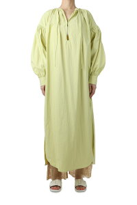 Gather Caftan Dress -GREEN YELLOW (12210310) Todayful(�g�D�f�C�t��)