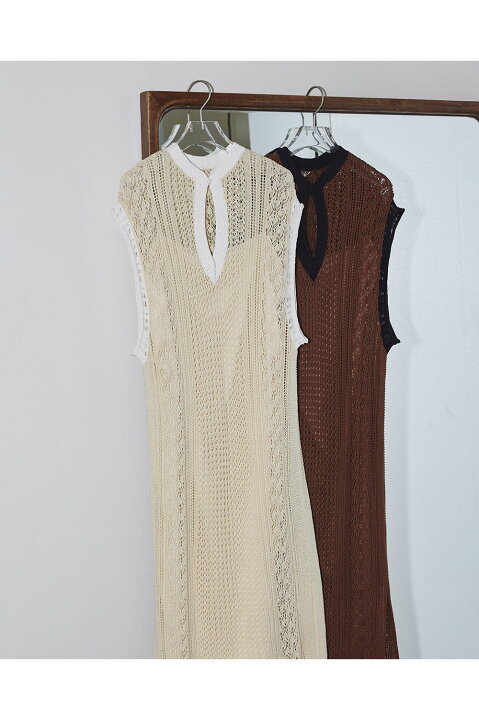 楽天市場】【50%OFF】 Pattern Lace Knitdress -CAMEL(12220310 