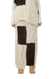 TODAYFUL トゥデイフル 50%OFF Patchwork Knit Skirt (12220801)