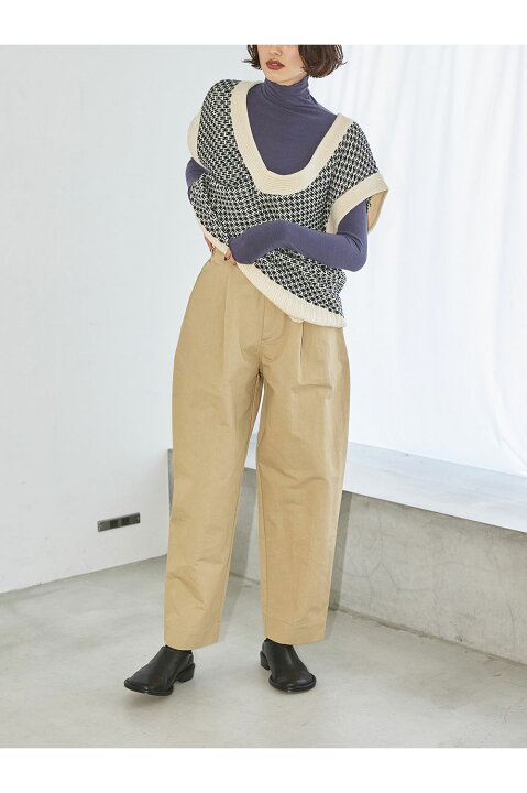 楽天市場】【40%OFF】 Cottontwill Cocoon Pants -BEIGE (12220705  