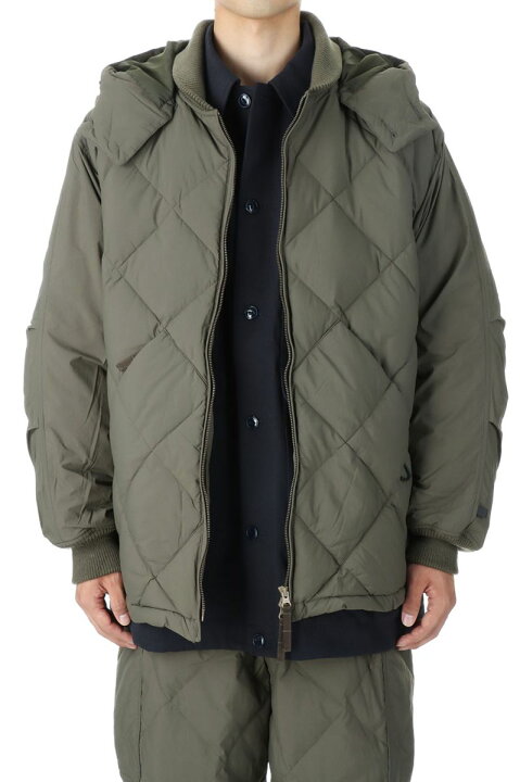 楽天市場】TECH 4WAY QUILT DOWN JACKET - OLIVE GREEN (BW-26022W  