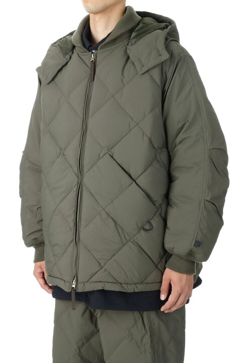 楽天市場】TECH 4WAY QUILT DOWN JACKET - OLIVE GREEN (BW-26022W 