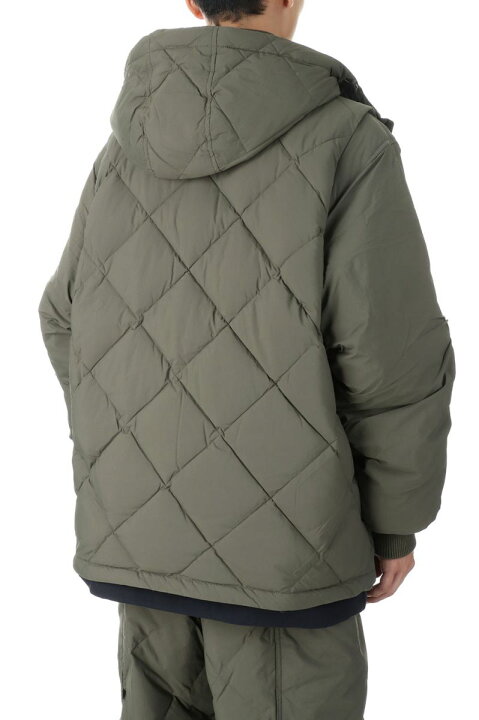 楽天市場】TECH 4WAY QUILT DOWN JACKET - OLIVE GREEN (BW-26022W 