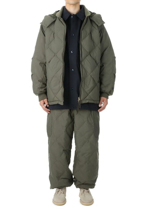 楽天市場】TECH 4WAY QUILT DOWN JACKET - OLIVE GREEN (BW-26022W 