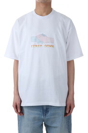 【30%OFF】S/S TEE #1 COTTON JERSEY -WHITE(F401005) [BP] First Down -Men-(ファースト・ダウン)First Down ファーストダウン メンズ