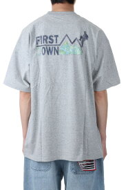 【30%OFF】S/S TEE #2 COTTON JERSEY -HEATHER GRAY(F401007) [BP] First Down -Men-(ファースト・ダウン)First Down ファーストダウン メンズ