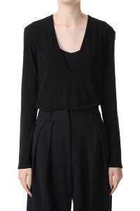 Vneck Slit Bodysuit -BLACK (12320606) Todayful(�g�D�f�C�t��)