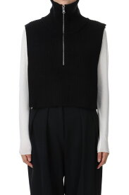 【20%OFF】TODAYFUL トゥデイフル Halfzip Knit Vest -BLACK (12320509)