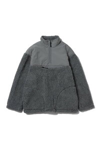 �yP5�{�zBOA FLEECE ANORAK JKT -HEATHER GRAY(F542016) [BP] First Down -Men-(�t�@�[�X�g�E�_�E��)First Down