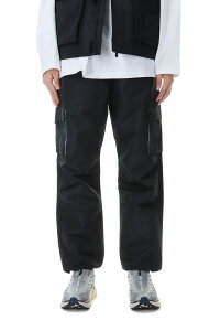 BACK FLEECE PANTS HONEYCOMB LIP NYLON -BLACK(F542025) [BP] First Down -Men-(�t�@�[�X�g�E�_�E��)First Down