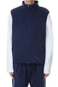MICRO FLEECE VEST -NAVY(F542017) [BP] First Down -Men-(�t�@�[�X�g�E�_�E��)First Down