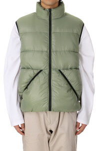 �yP5�{�zDOWN VEST NYLON TAFFETA -SAGE GREEN(F542009) [BP] First Down -Men-(�t�@�[�X�g�E�_�E��)First Down