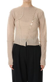 TODAYFUL トゥデイフル 40%OFF Asymmetry Sheer Knit -NATURAL (12320501)