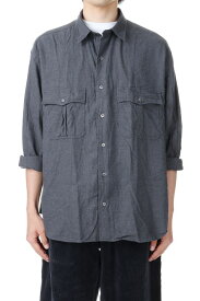 ROLL UP FLANNEL SHIRT / CHACO GRAY (PC-016-2470) Porter Classic(ポータークラシック)