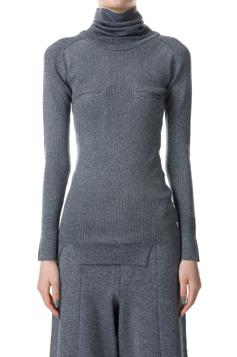 楽天市場】【30%OFF】Lame Turtleneck Rib PO-SILVER(23AW-7-N) Jun 