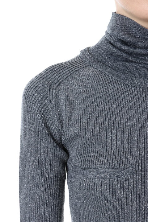 楽天市場】【30%OFF】Lame Turtleneck Rib PO-SILVER(23AW-7-N) Jun 