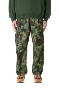 RELAXED ZIP PANTS -Puzzle camo(DIMEHO2335CAMO) Dime(�_�C��)
