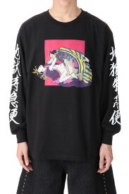 【P5倍】地獄特急便 L/S Tee / BLACK（23AW-DELI-04/FS1257） F-LAGSTUF-F(フラグスタフ)