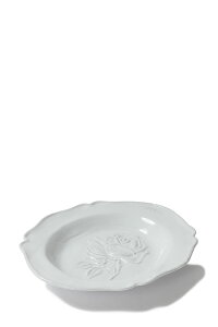 �yP5�{�zFleurs -Soup Plate / 27cm x 23.5cm (ASCFLR3) Astier de Villatte(�A�X�e�B�G�E�h�E���B���b�g)