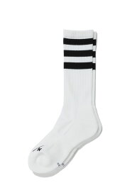 LINE SOCKS - BLACK (KSU64101) MXP(エムエックスピー)