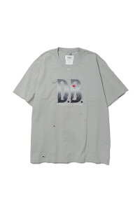 D.B. LOGO EMBROIDERY T-SHIRT(24SS27CS308)-GRAY- doublet(�_�u���b�g)
