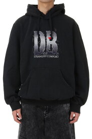 D.B. LOGO EMBROIDERY HOODIE(24SS26CS307)-BLACK- doublet(ダブレット)