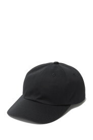 COTTON CHINO 6PANEL CAP / BLACK (E-008B) Kijima Takayuki(キジマタカユキ)