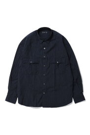 ROLL UP PIN STRIPE SHIRT(PC-016-2757) Porter Classic(ポータークラシック)