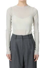 Sheer Crewneck Long T-shirts -MINT（12410608） Todayful(トゥデイフル)