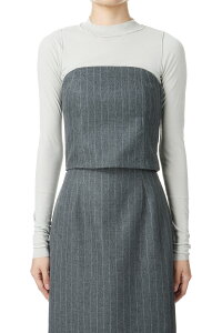 Stripe Bustier Tops -DARK GRAY (12420409) Todayful(�g�D�f�C�t��)